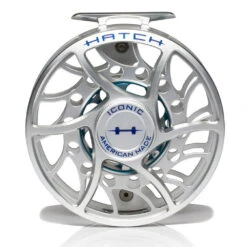 Hatch Iconic 11 Plus Fly Reel -Rio Store Iconic11PlusReelClearBlueMidArborFront