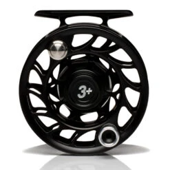 Hatch Iconic 3 Plus Fly Reel -Rio Store Iconic3PlusReelBlackSilverLargeArborBack