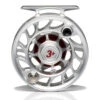 Hatch Iconic 3 Plus Fly Reel -Rio Store Iconic3PlusReelClearRedLargeArborBack