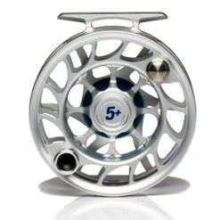 Hatch Iconic 5 Plus Fly Reel -Rio Store Iconic5PlusReelClearBlueLargeArborBack