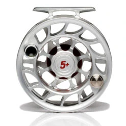 Hatch Iconic 5 Plus Fly Reel -Rio Store Iconic5PlusReelClearRedLargeArborBack