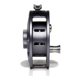 Hatch Iconic 5 Plus Fly Reel -Rio Store Iconic5PlusReelGreyBlackLargeArborSide
