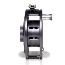 Hatch Iconic 5 Plus Fly Reel -Rio Store Iconic5PlusReelGreyBlackMidArborSide