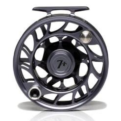 Hatch Iconic 7 Plus Fly Reel -Rio Store Iconic7PlusReelGreyBlackLargeArborBack