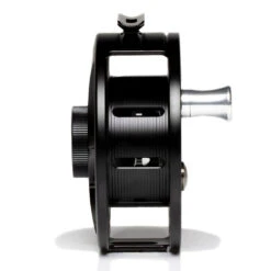 Hatch Iconic 9 Plus Fly Reel -Rio Store Iconic9PlusReelBlackSilverLargeArborSide
