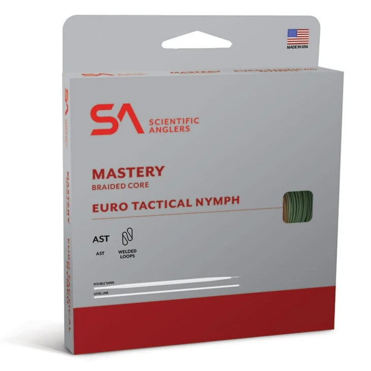 SCIENTIFIC ANGLERS MASTERY EURO TACTICAL NYMPH BRAIDED CORE LINE 3 SCIENTIFIC ANGLERS MASTERY EURO TACTICAL NYMPH BRAIDED CORE LINE